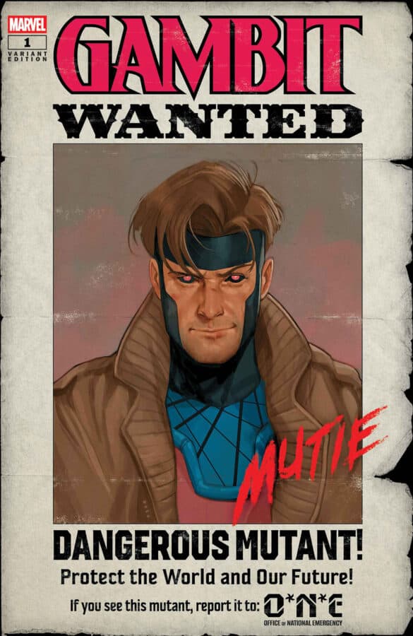 GAMBIT: WANTED #1 PHIL NOTO WANTED VARIANT B