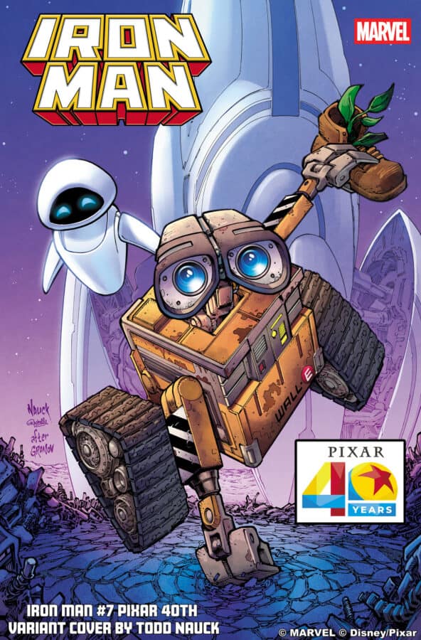 IRON MAN #7 TODD NAUCK PIXAR 40TH VARIANT