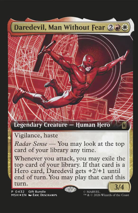 DAREDEVIL #4 CLASSIFIED ARTIST MAGIC: THE GATHERING VARIANT
