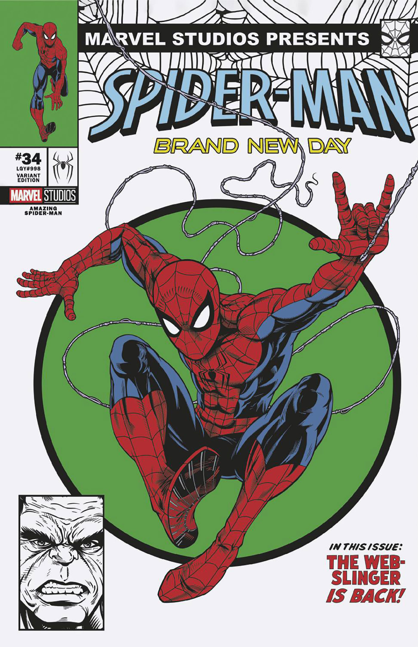 AMAZING SPIDER-MAN #34 ADAM STAFFORD SPIDER-MAN: BRAND NEW DAY MARVEL STUDIOS VARIANT