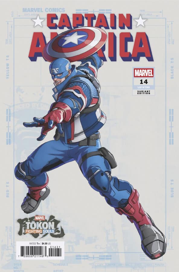 CAPTAIN AMERICA #14 MARVEL TOKON: FIGHTING SOULS VARIANT