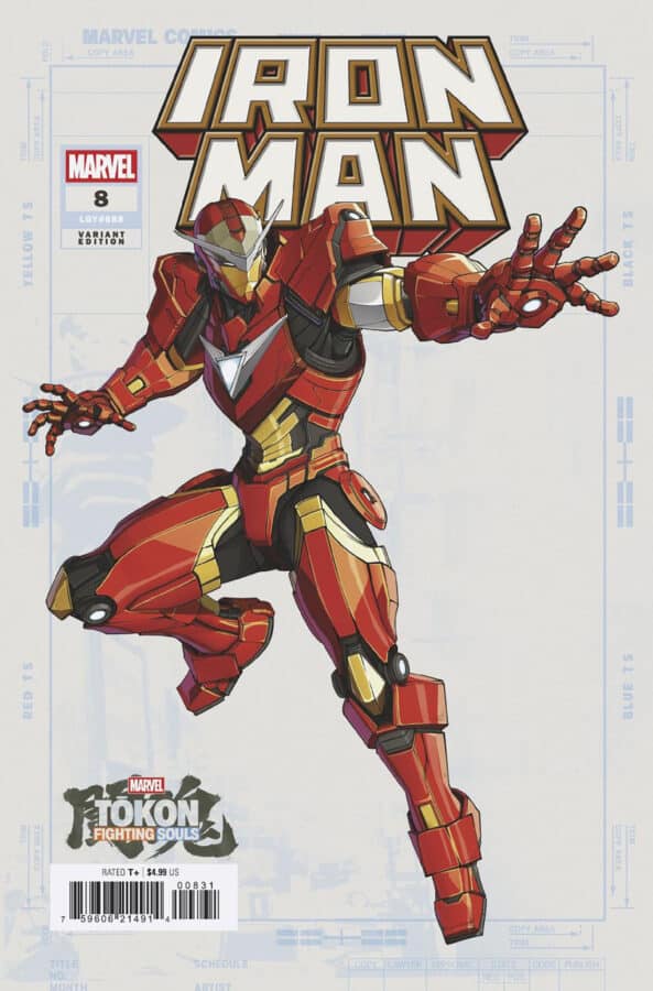 IRON MAN #8 MARVEL TOKON: FIGHTING SOULS VARIANT