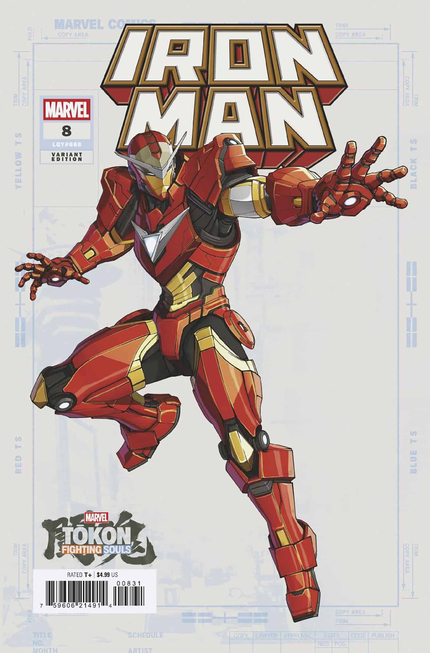 IRON MAN #8 MARVEL TOKON: FIGHTING SOULS VARIANT