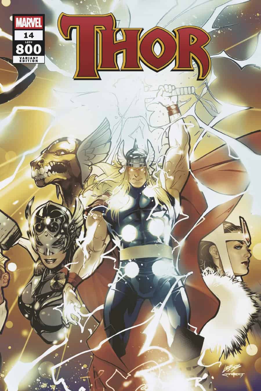THOR #800 - Pablo Villalobos Wraparound 800 Celebration cover art