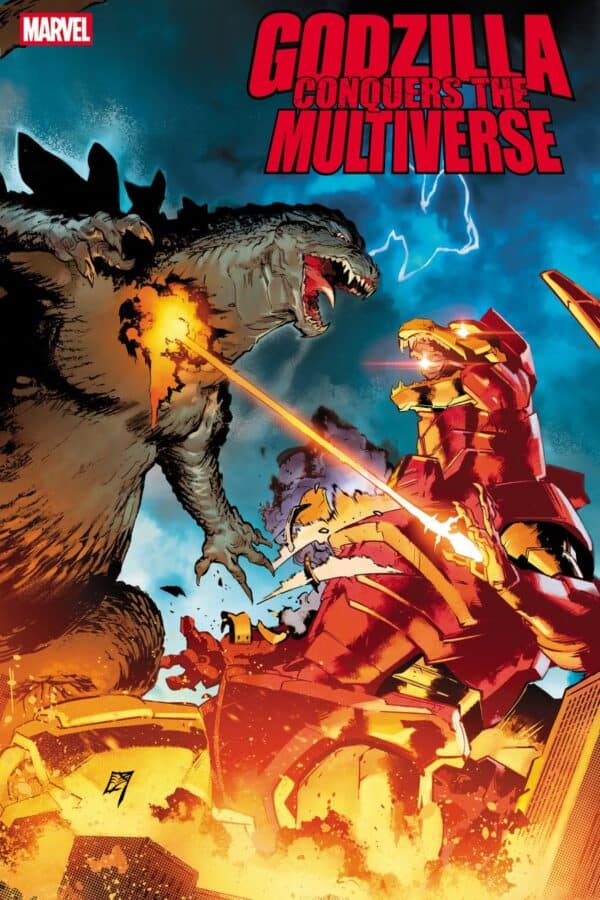GODZILLA CONQUERS THE MULTIVERSE #2 - C.f. Villa Heisei Vs Marvel cover art