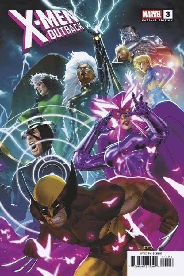 X-MEN: OUTBACK #3 - Taurin Clarke cover art