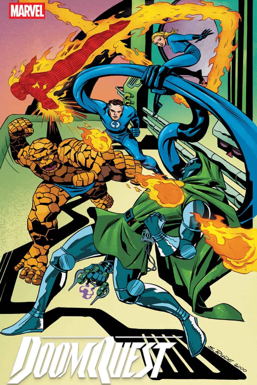 DOOMQUEST #4 - Steve Rude cover art