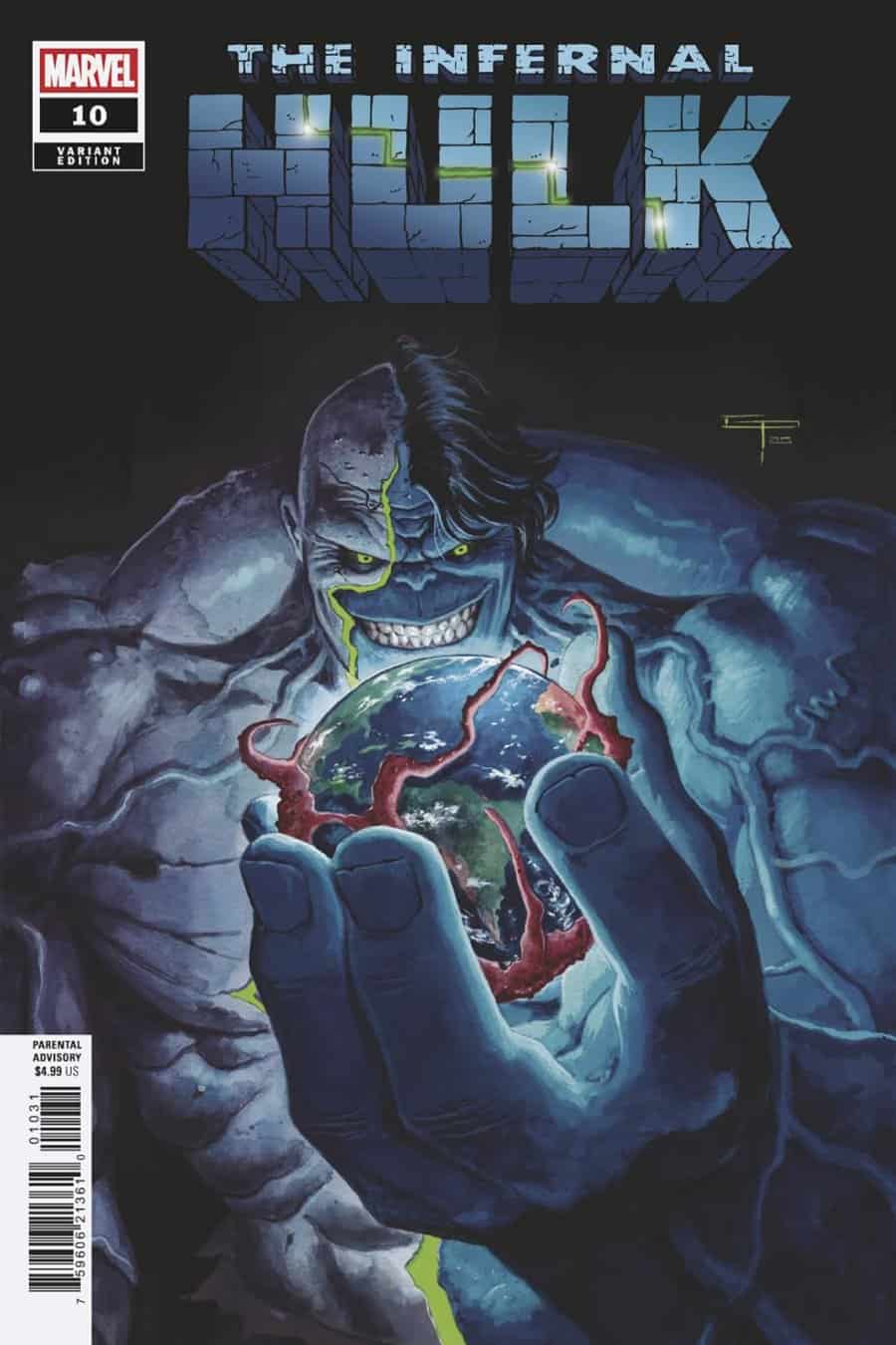 INFERNAL HULK #10 - German Peralta cover art