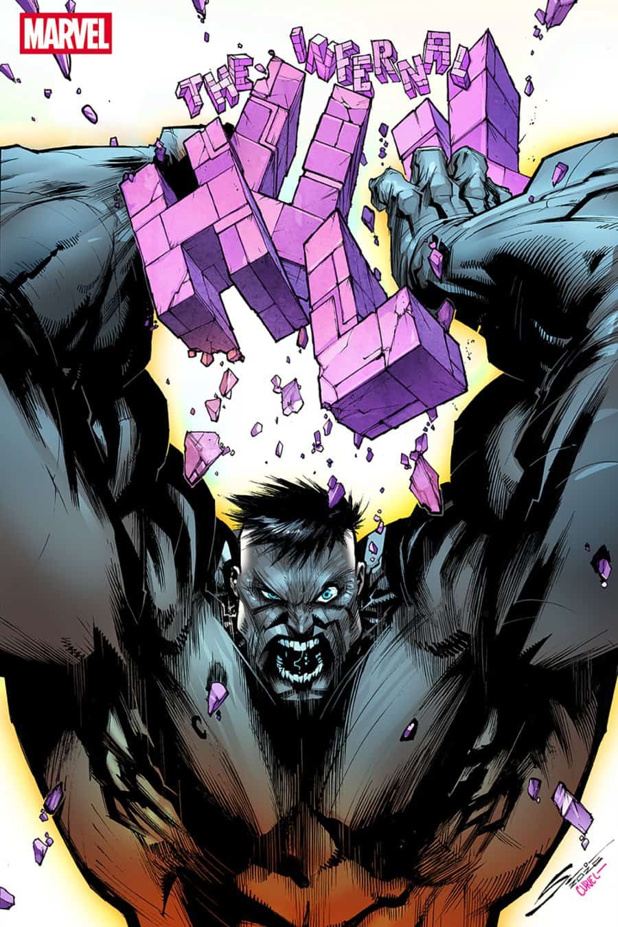 INFERNAL HULK #10 - Gerardo Sandoval 1:25 cover art