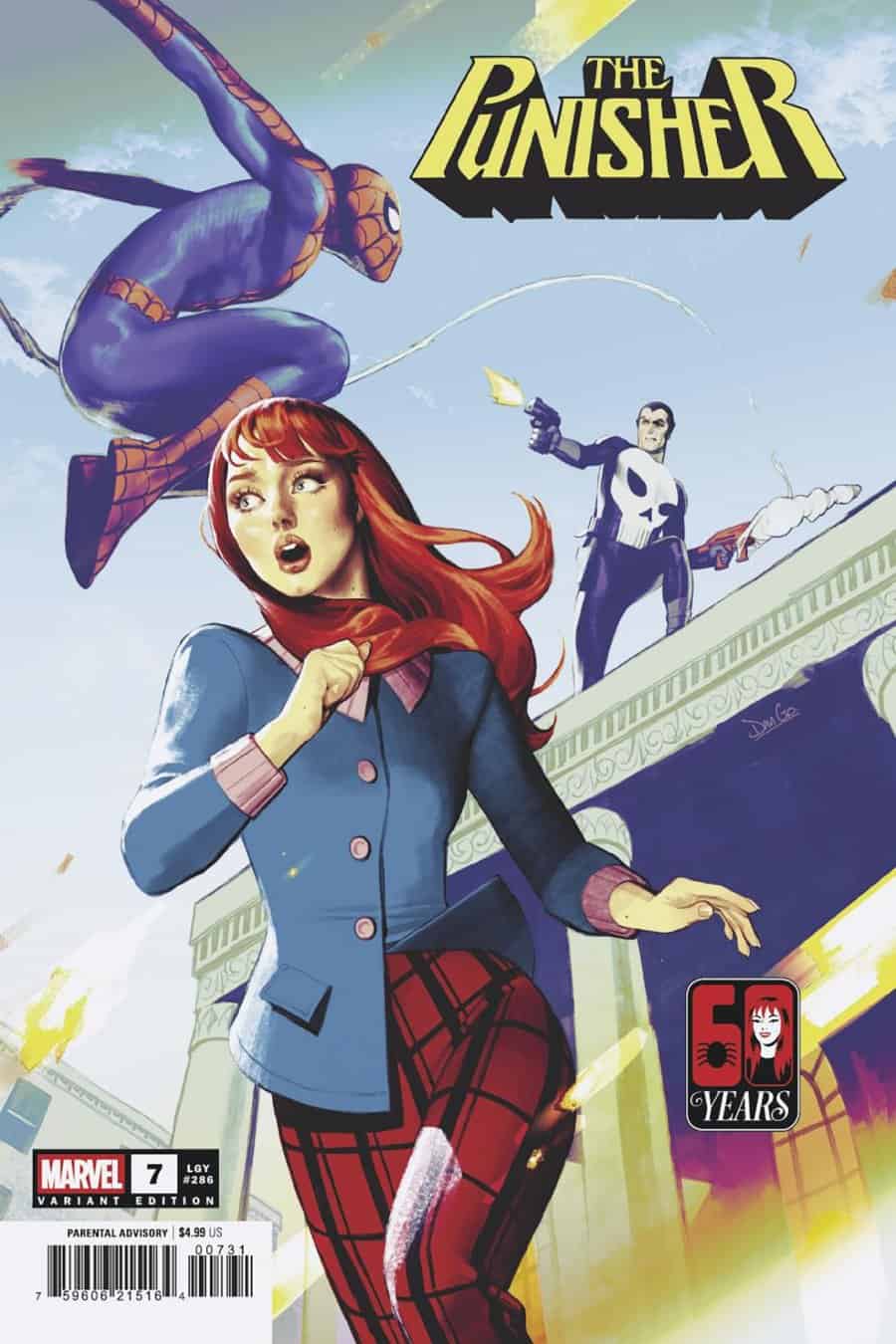 PUNISHER #7 - Davi Go Mary Jane Watson cover art
