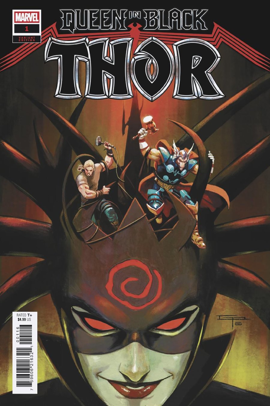 QUEEN IN BLACK: THOR #1 - German Peralta 1:25 cover art