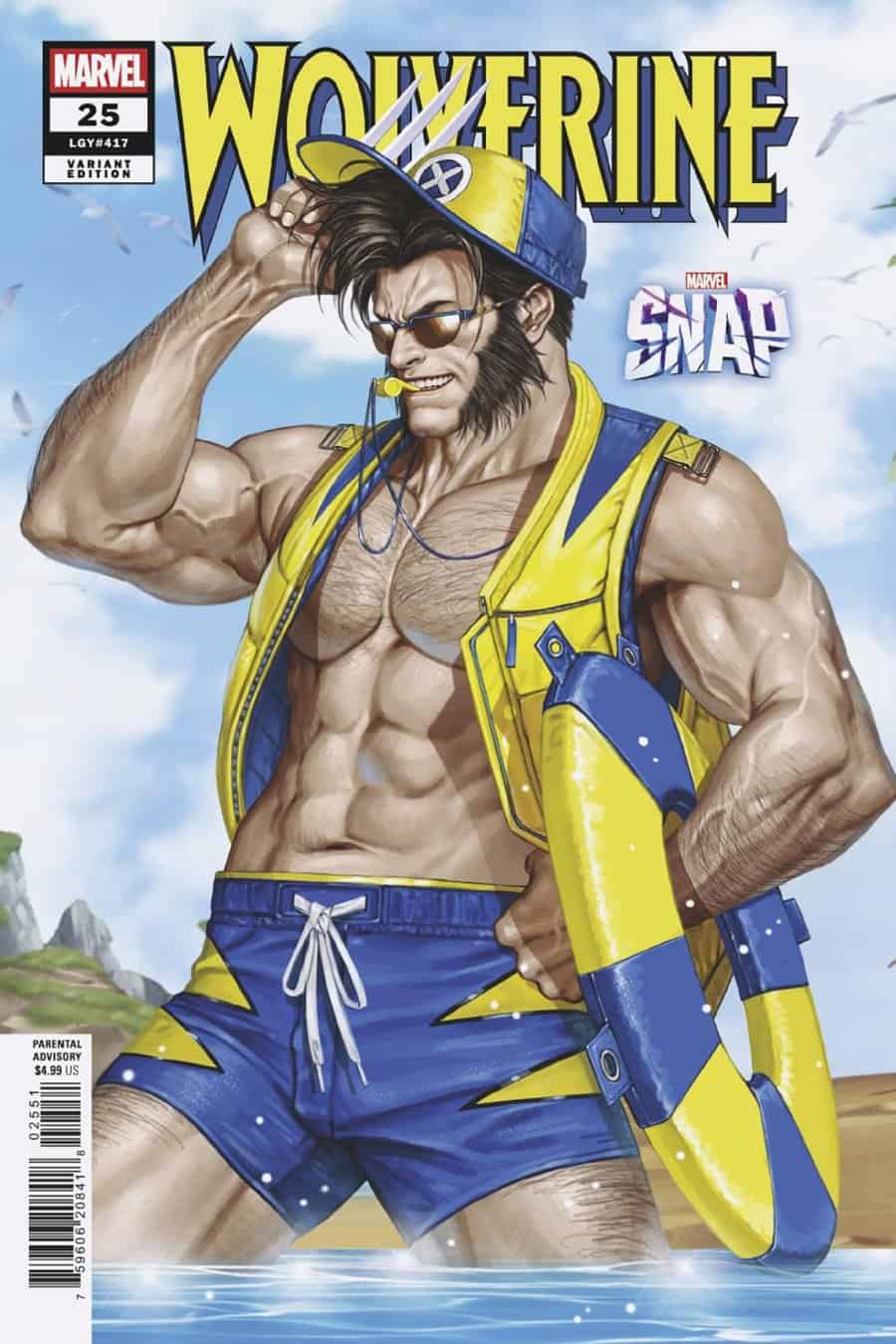 WOLVERINE #25 - Inhyuk Lee Marvel Snap Swimsuit cover art