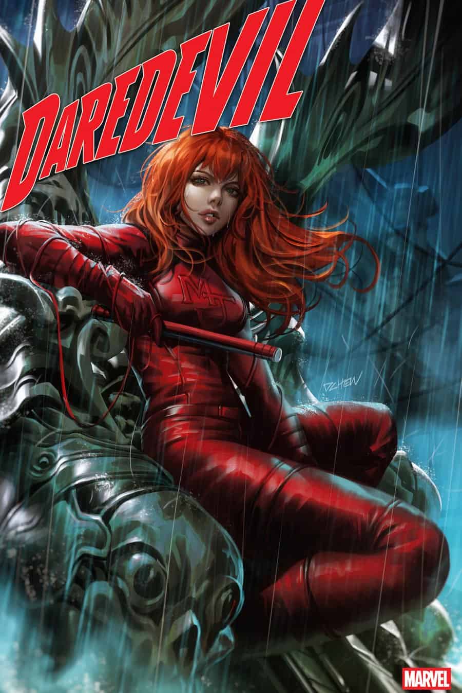 DAREDEVIL #5 - Derrick Chew Mary Jane Watson cover art