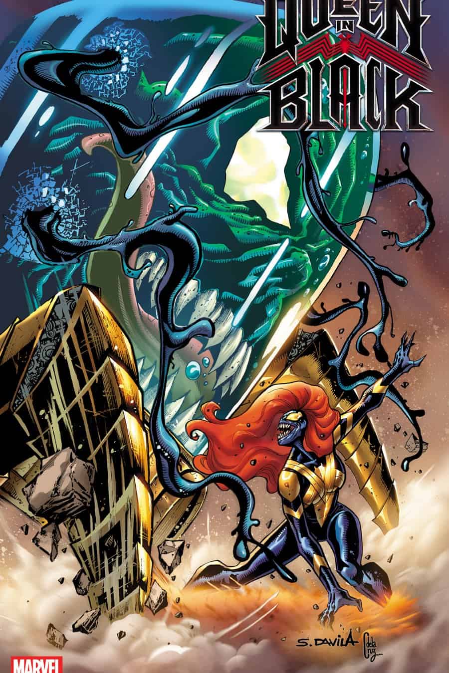 QUEEN IN BLACK #3 - Sergio Davila 1:25 cover art