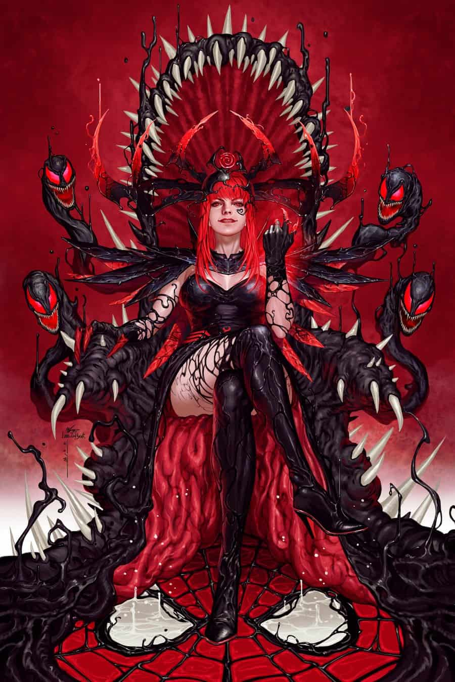 QUEEN IN BLACK #3 - Inhyuk Lee Virgin 1:100 cover art