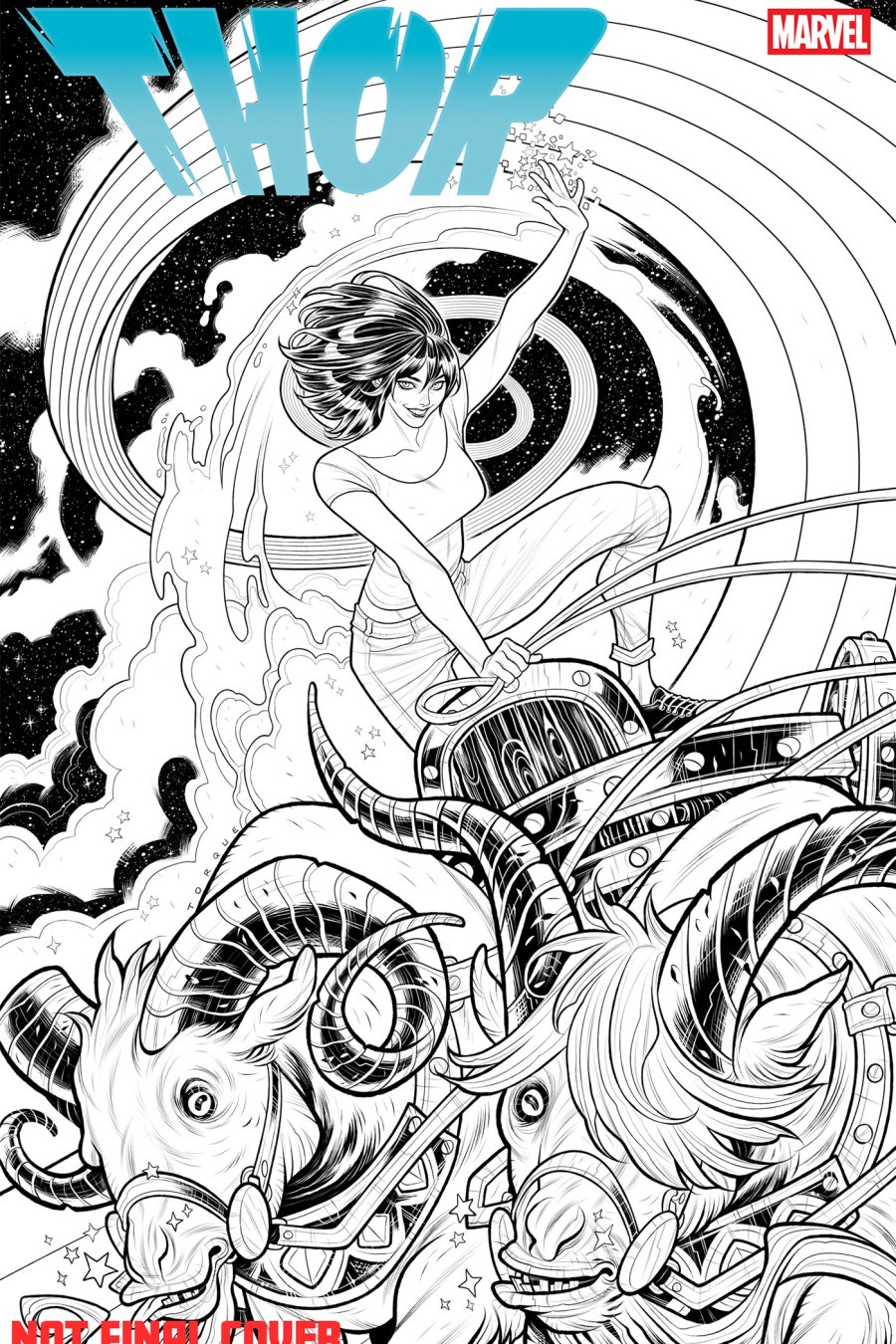 THOR #800 - Elizabeth Torque Mary Jane Watson cover art