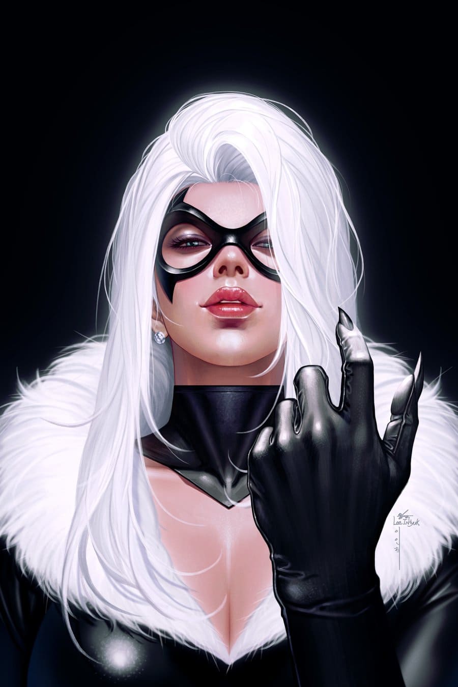 BLACK CAT #13 - Inhyuk Lee Black Cat Virgin 1:100 cover art