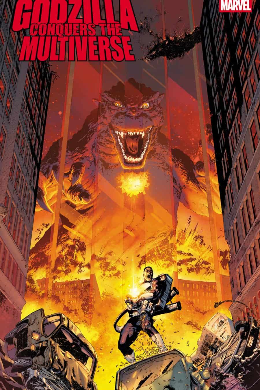 GODZILLA CONQUERS THE MULTIVERSE #2 - Tony Parker cover art