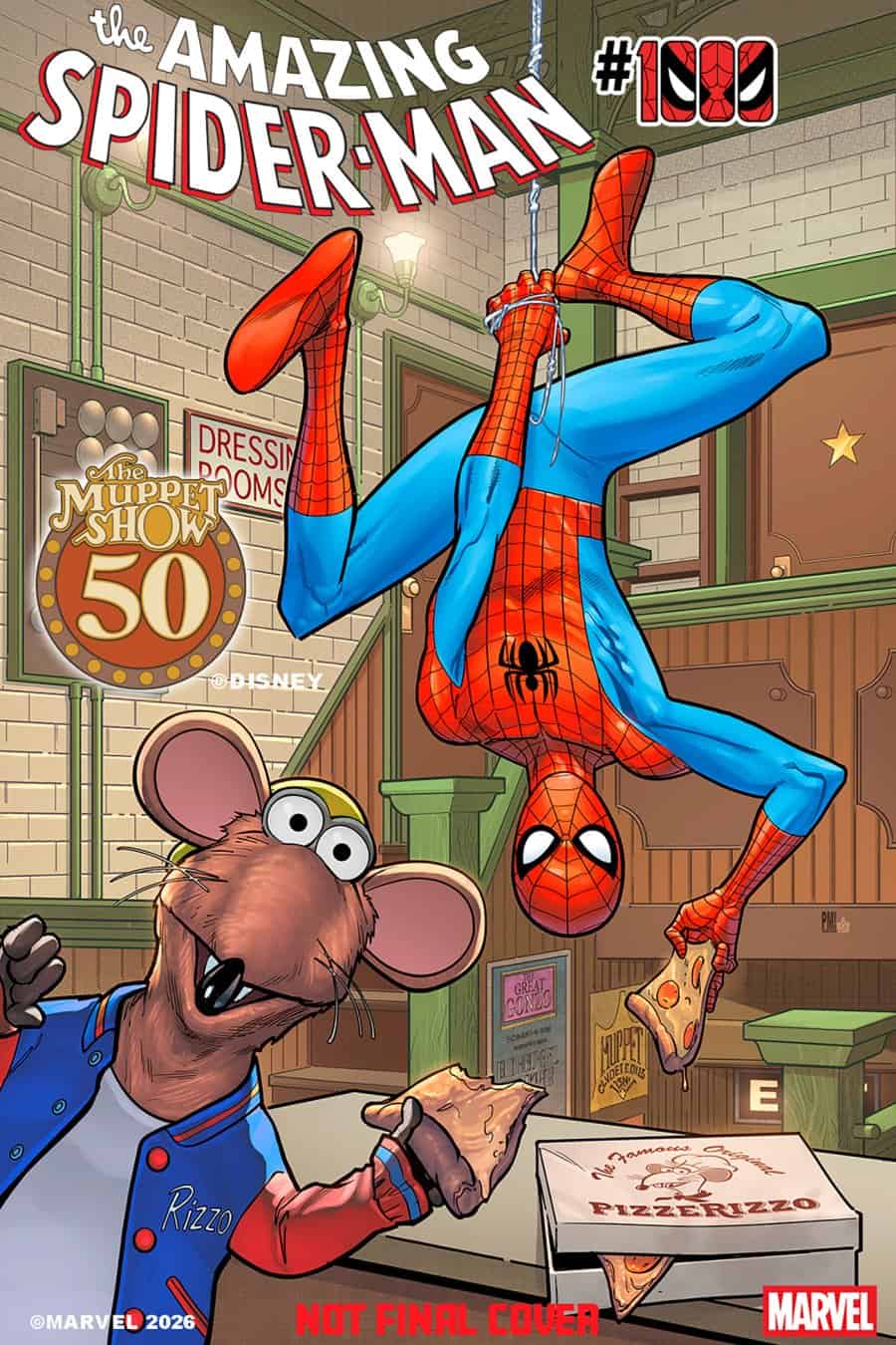 THE AMAZING SPIDER-MAN #1000 - Paco Medina Muppets cover art