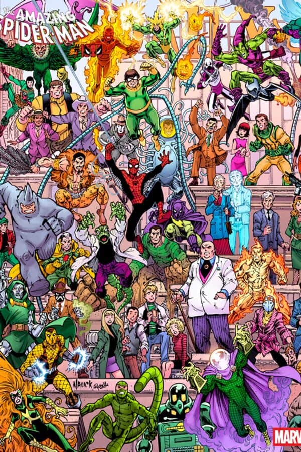 THE AMAZING SPIDER-MAN #1000 - Todd Nauck 4-Part Connecting Legacy cover art