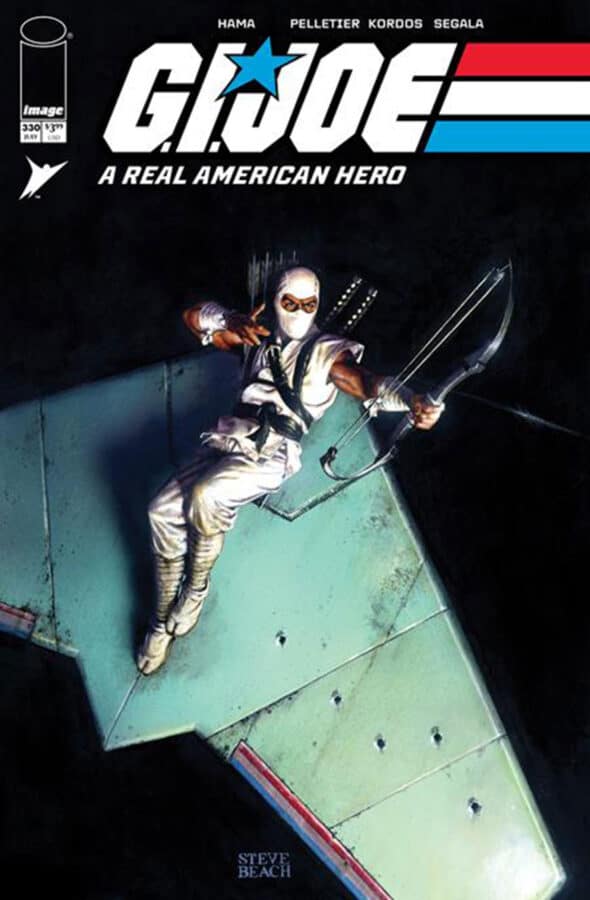 GI JOE A REAL AMERICAN HERO #330 CVR C INC 1:10 STEVE BEACH GEARS OF JOE