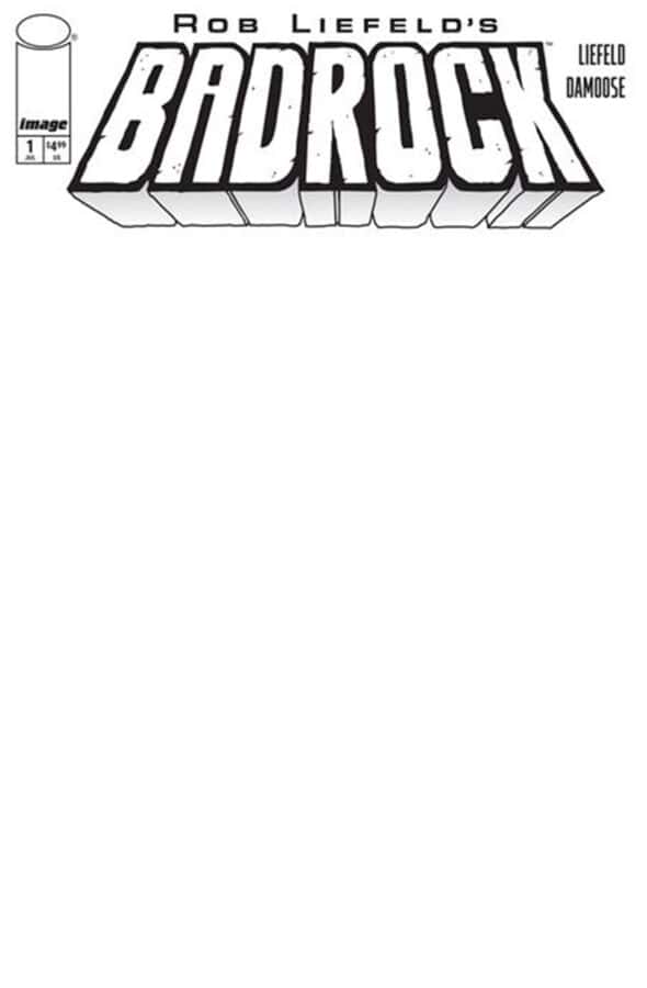 BADROCK #1 CVR F BLANK SKETCH