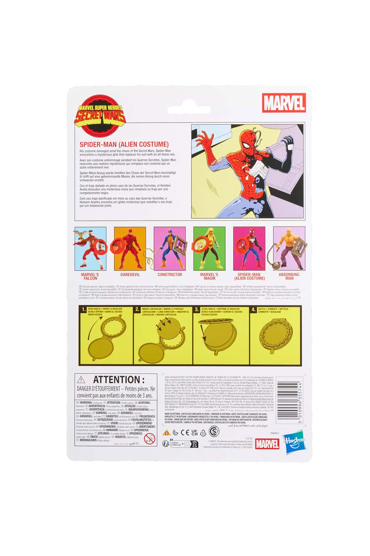 Marvel Legends Series Secret Wars Spider-Man (Alien Costume)