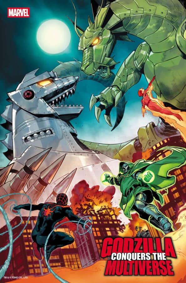 GODZILLA CONQUERS THE MULTIVERSE #1 JUAN FRIGERI FOIL VARIANT
