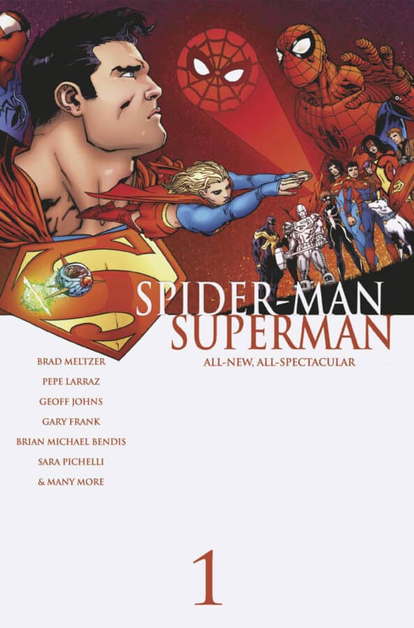 MARVEL/DC: SPIDER-MAN/SUPERMAN #1 GIUSEPPE CAMUNCOLI HOMAGE VARIANT[1:25]