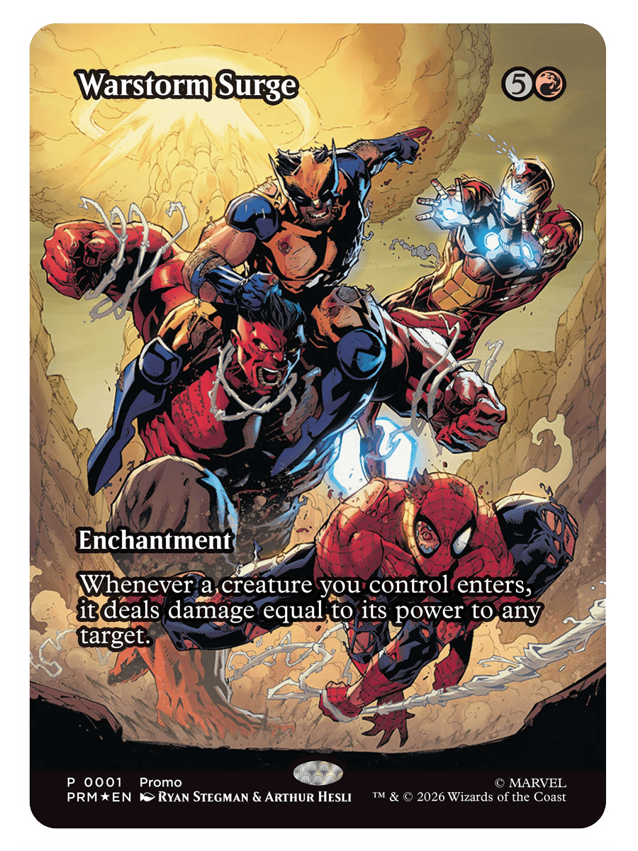 Avengers: Armageddon 1 Warstorm Surge Card