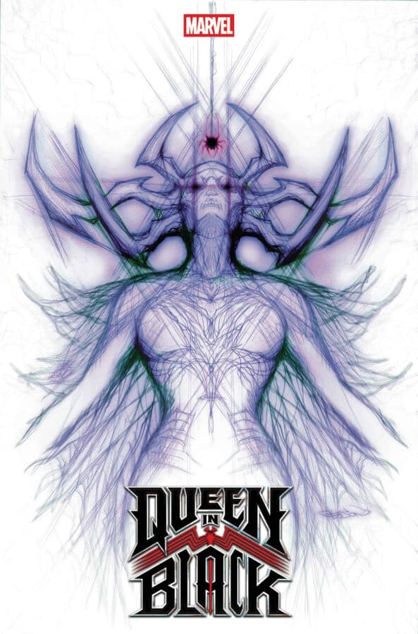 QUEEN IN BLACK #1 PATRICK GLEASON HELA WHITE WEB-HEAD VARIANT