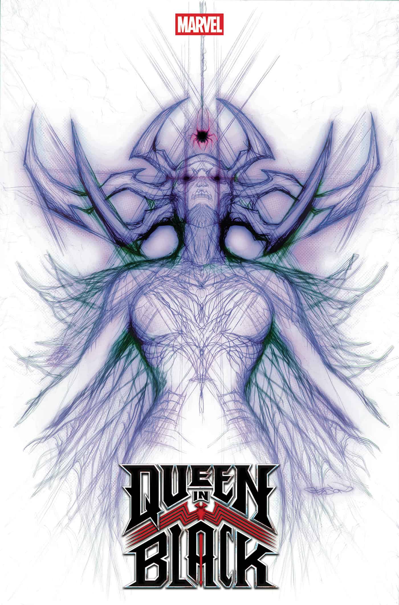 QUEEN IN BLACK #1 PATRICK GLEASON HELA WHITE WEB-HEAD VARIANT