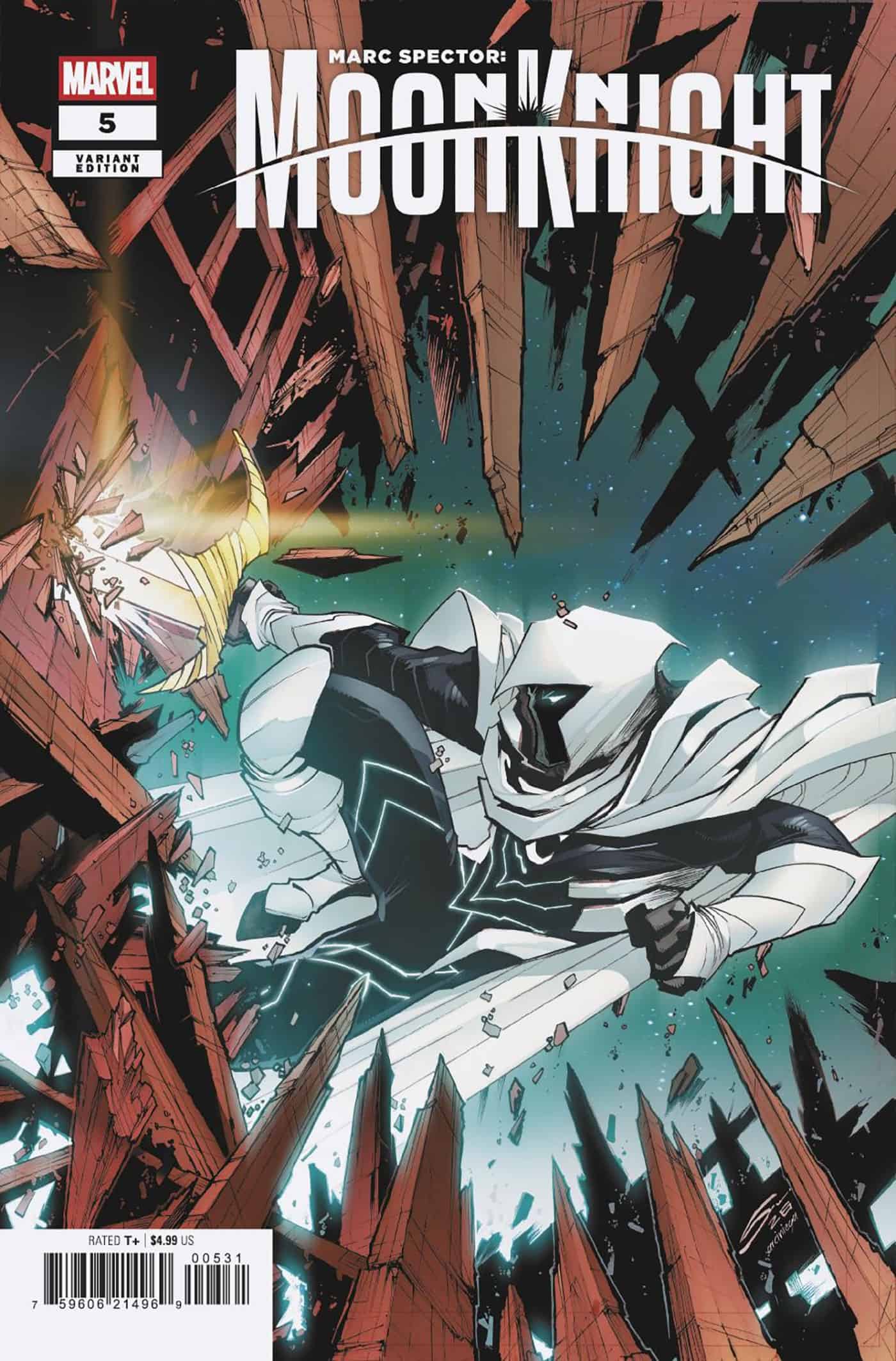 MARC SPECTOR: MOON KNIGHT #5 GERARDO SANDOVAL VARIANT