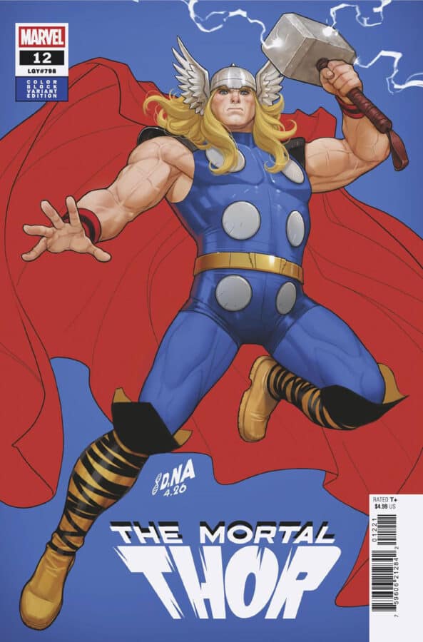 #DOWNLOAD HIGH RES IMAGE MORTAL THOR MORTAL THOR #12 DAVID NAKAYAMA COLOR BLOCK BLUE VARIANT