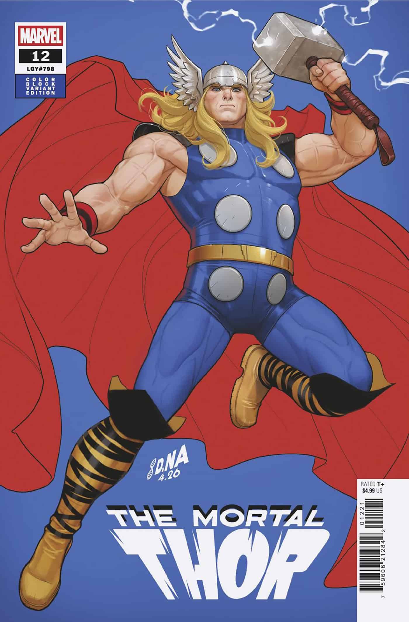 #DOWNLOAD HIGH RES IMAGE MORTAL THOR MORTAL THOR #12 DAVID NAKAYAMA COLOR BLOCK BLUE VARIANT