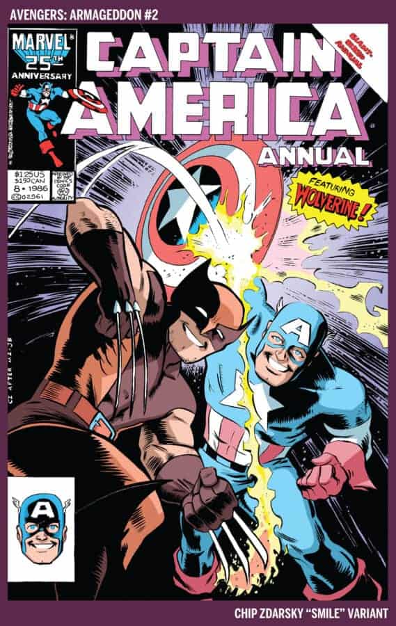 AVENGERS: ARMAGEDDON #2 CHIP ZDARSKY SMILE VARIANT