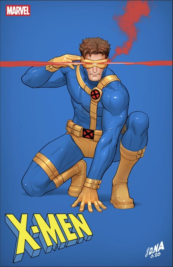 X-MEN #33 DAVID NAKAYAMA COLOR BLOCK BLUE VARIANT