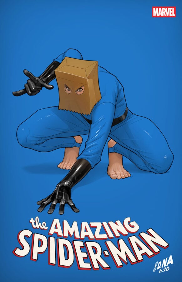 AMAZING SPIDER-MAN #33 DAVID NAKAYAMA COLOR BLOCK BLUE VARIANT