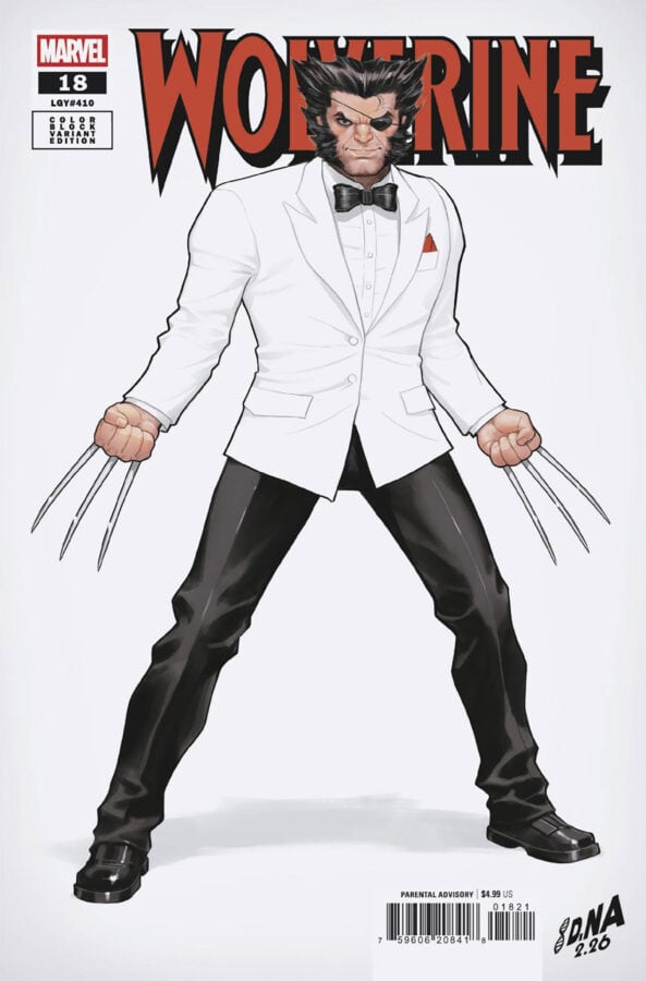 WOLVERINE #18 DAVID NAKAYAMA COLOR BLOCK WHITE VARIANT