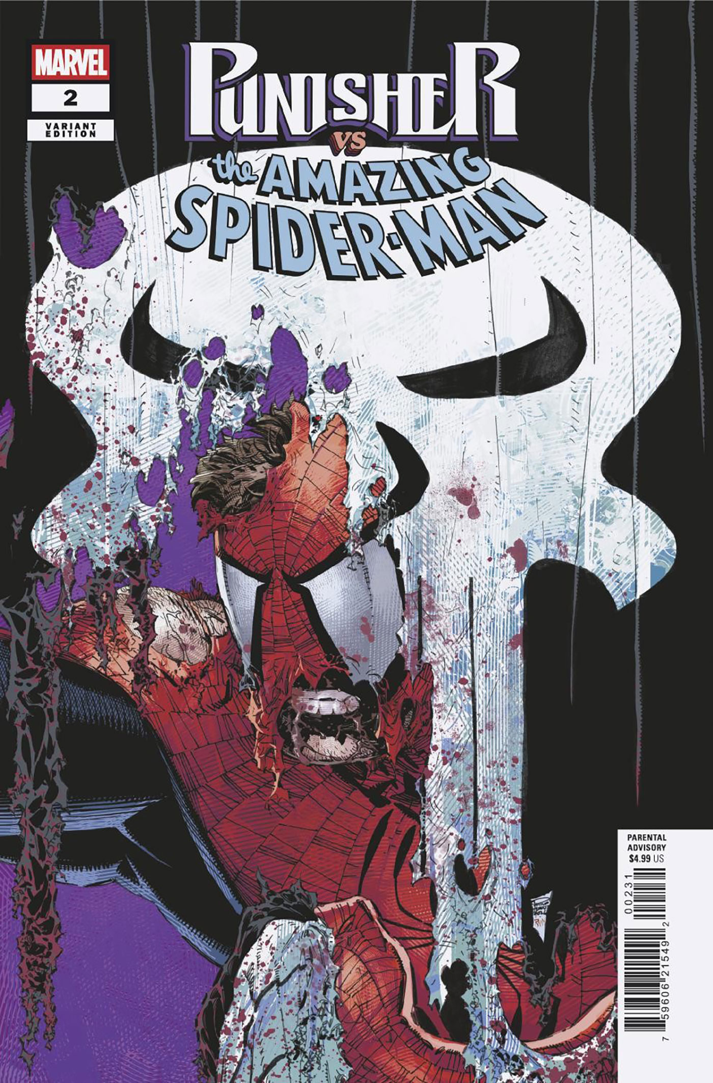 PUNISHER VS. SPIDER-MAN #2 PHILIP TAN VARIANT