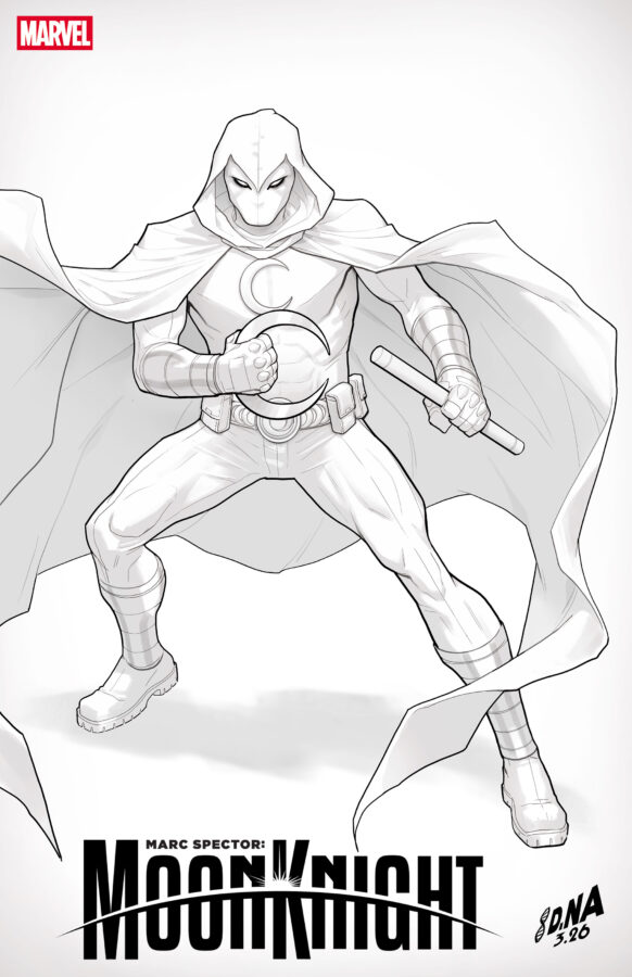 MARC SPECTOR: MOON KNIGHT #3 DAVID NAKAYAMA COLOR BLOCK WHITE