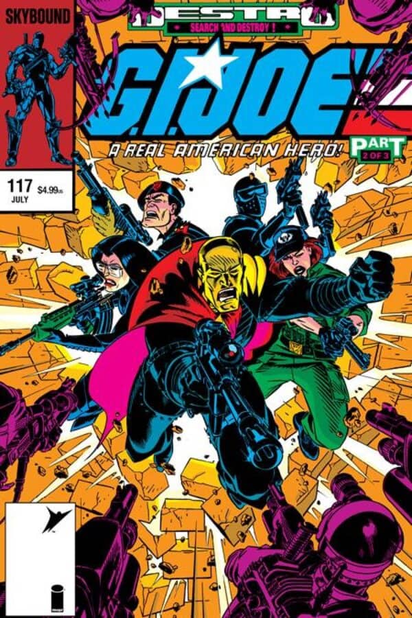 G.I. Joe A Real American Hero Hama Files #117 - Foil cover art