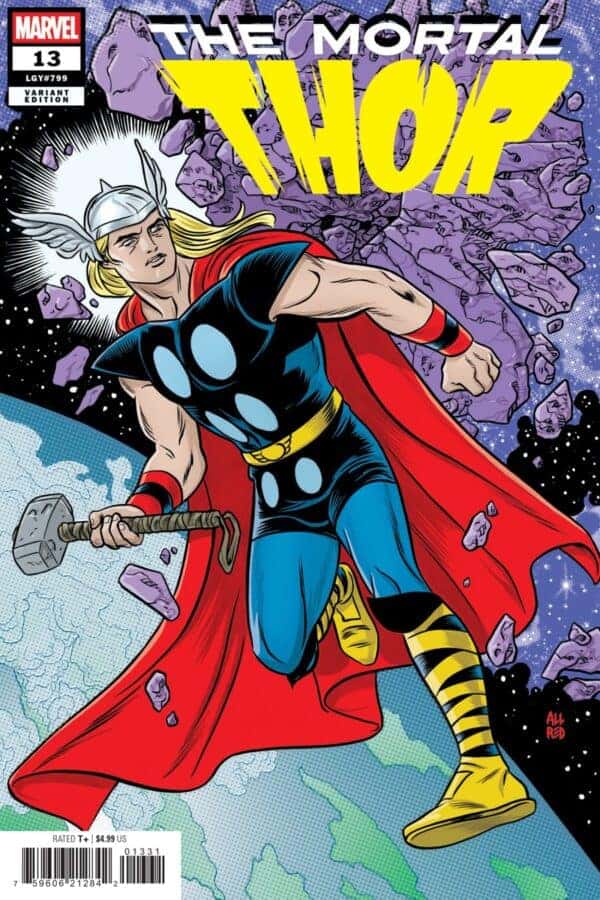 MORTAL THOR #13 - Michael Allred cover art