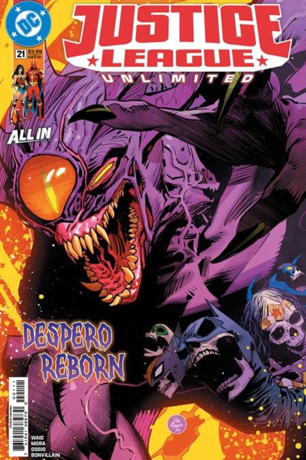 Justice League Unlimited #21 - Main - Dan Mora cover art