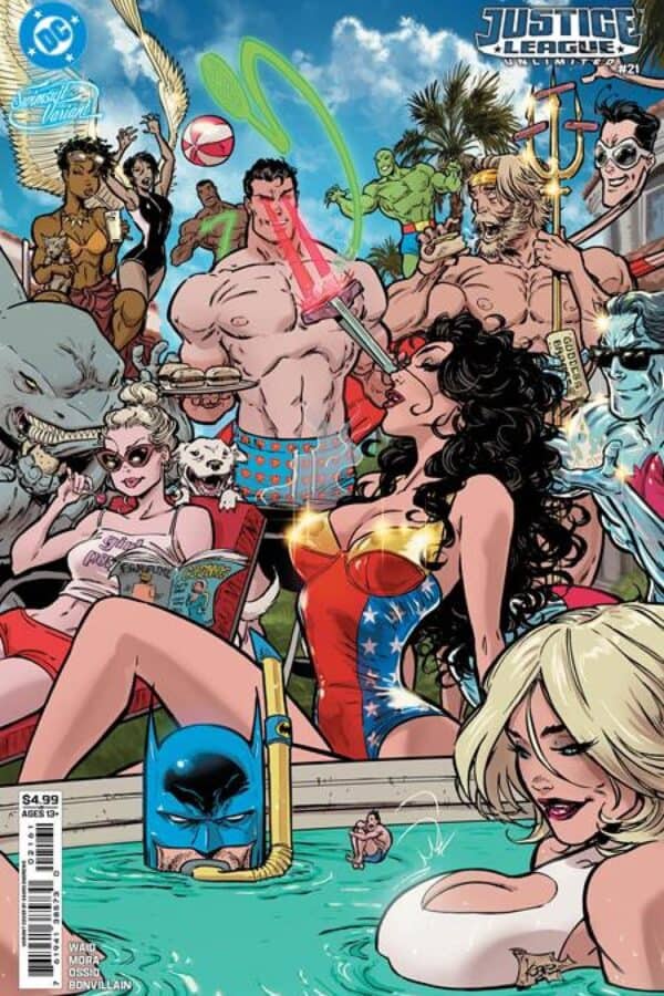 Justice League Unlimited #21 - Kaare Andrews cover art