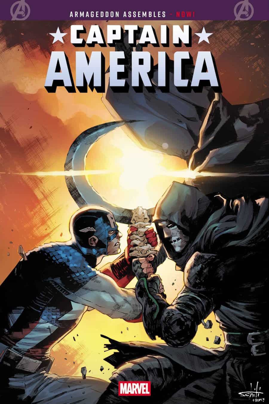 CAPTAIN AMERICA #14 - Main - Valerio Schiti cover art