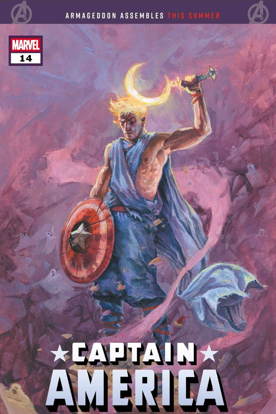 CAPTAIN AMERICA #14 - Domenico Cava cover art