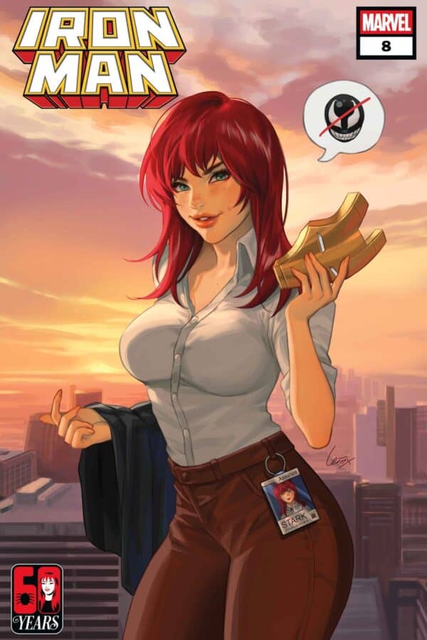 IRON MAN #8 - Lesley "Leirix" Li cover art