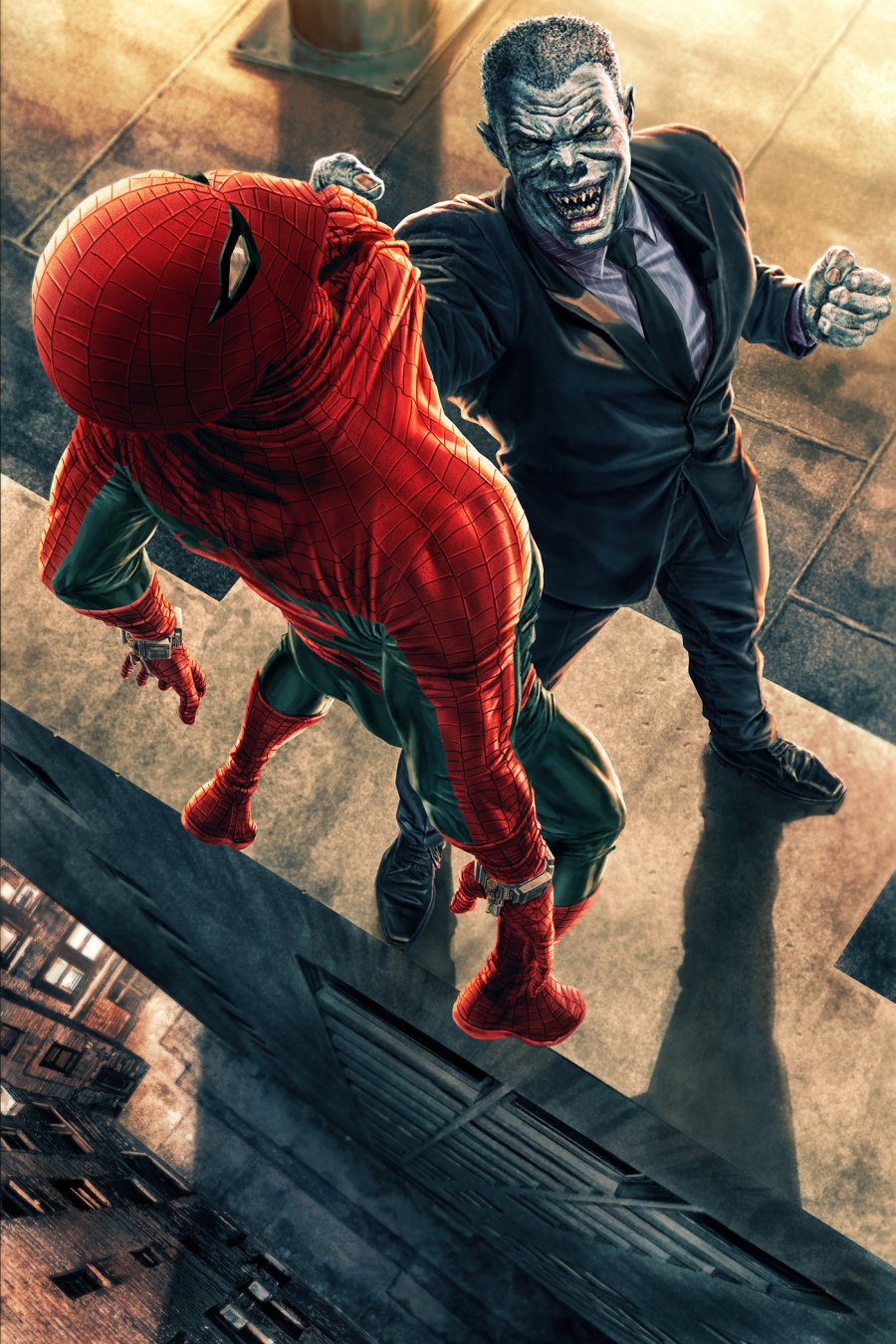 THE AMAZING SPIDER-MAN #34 - Lee Bermejo 1:100 cover art