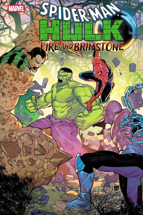 SPIDER-MAN/HULK: FIRE AND BRIMSTONE #1 - Main - R.B. Silva cover art